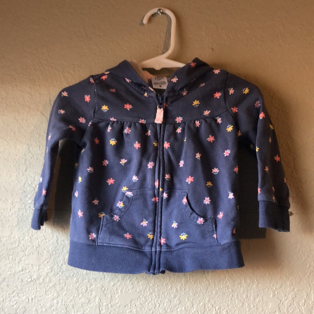 2 Piece Bundle Set Baby Girls Clothes Sz 12 Months; Pants & Hoodie Jacket - Picture 8 of 13